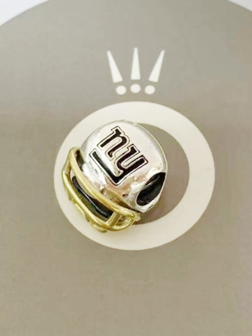 Pandora New York Giants Football Helmet Charm Pendant